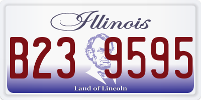 IL license plate B239595