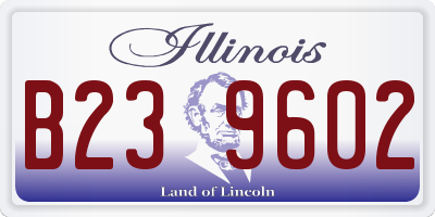 IL license plate B239602