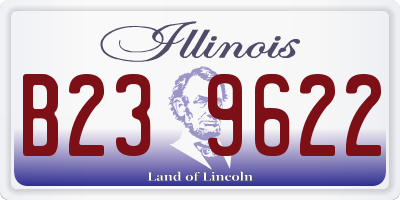 IL license plate B239622