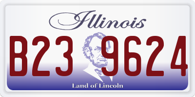 IL license plate B239624