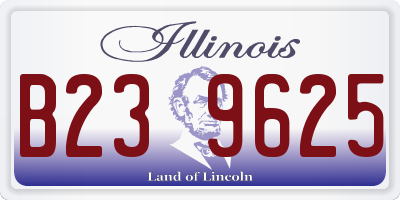IL license plate B239625