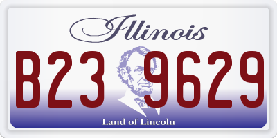 IL license plate B239629