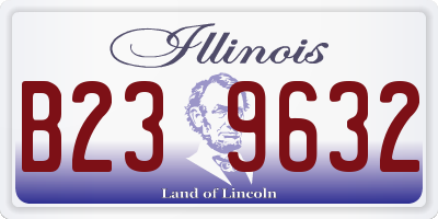IL license plate B239632
