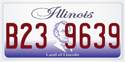 IL license plate B239639