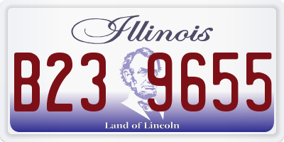IL license plate B239655