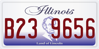 IL license plate B239656