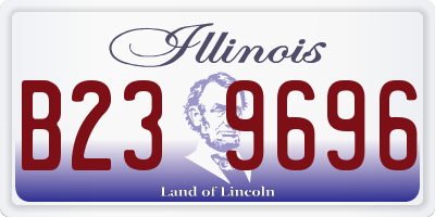 IL license plate B239696