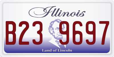 IL license plate B239697