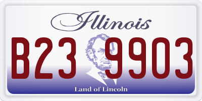 IL license plate B239903