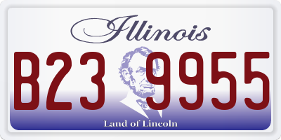 IL license plate B239955
