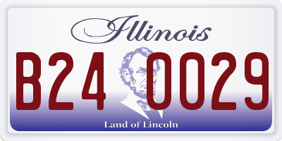 IL license plate B240029