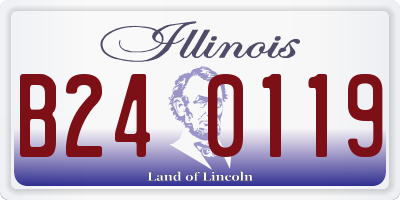 IL license plate B240119