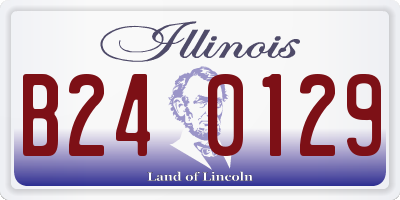 IL license plate B240129