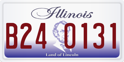 IL license plate B240131