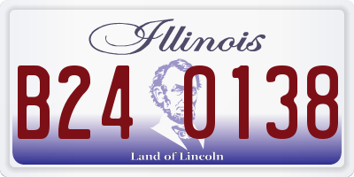 IL license plate B240138