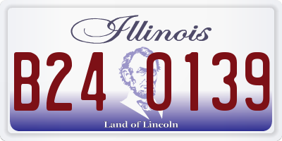 IL license plate B240139