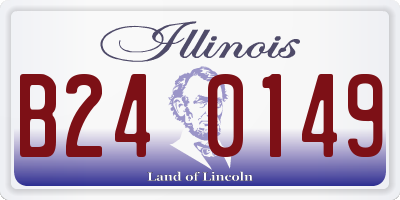 IL license plate B240149