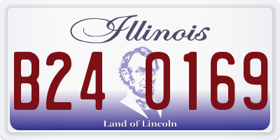 IL license plate B240169