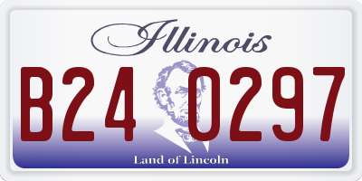 IL license plate B240297