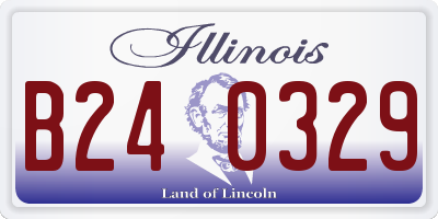 IL license plate B240329