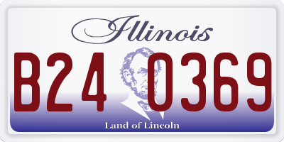 IL license plate B240369