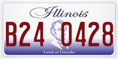 IL license plate B240428