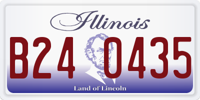 IL license plate B240435