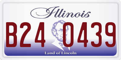 IL license plate B240439
