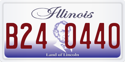 IL license plate B240440