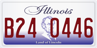 IL license plate B240446