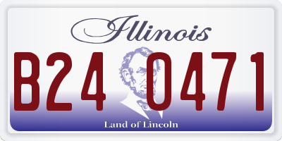 IL license plate B240471