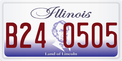 IL license plate B240505