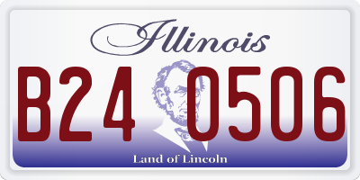 IL license plate B240506