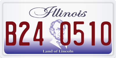 IL license plate B240510