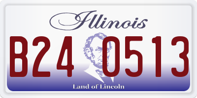 IL license plate B240513