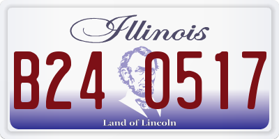 IL license plate B240517