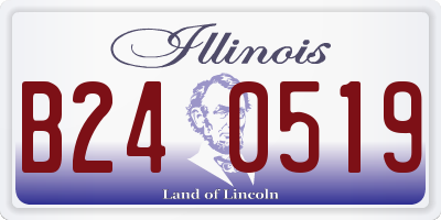IL license plate B240519