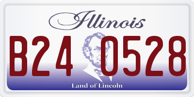 IL license plate B240528