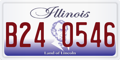 IL license plate B240546