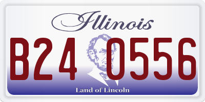IL license plate B240556
