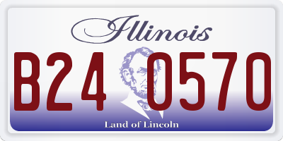IL license plate B240570