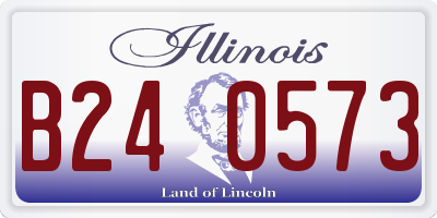 IL license plate B240573
