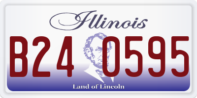 IL license plate B240595