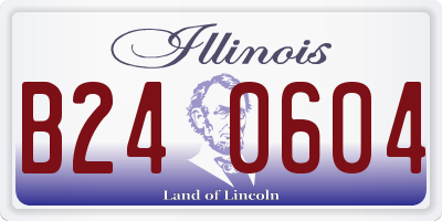 IL license plate B240604