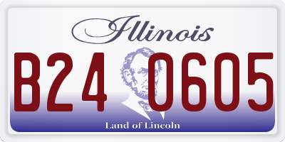 IL license plate B240605