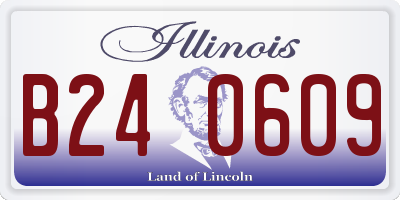 IL license plate B240609