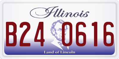 IL license plate B240616