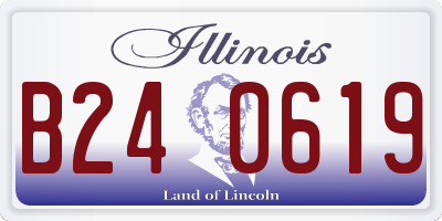 IL license plate B240619