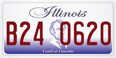 IL license plate B240620