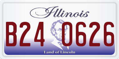 IL license plate B240626